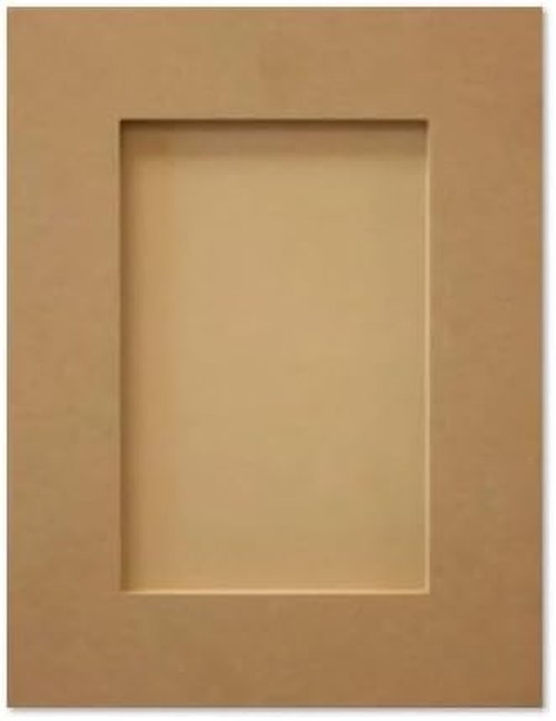 Unfinished MDF Kitchen Cabinet Door Replacement (Natural, 11X23)