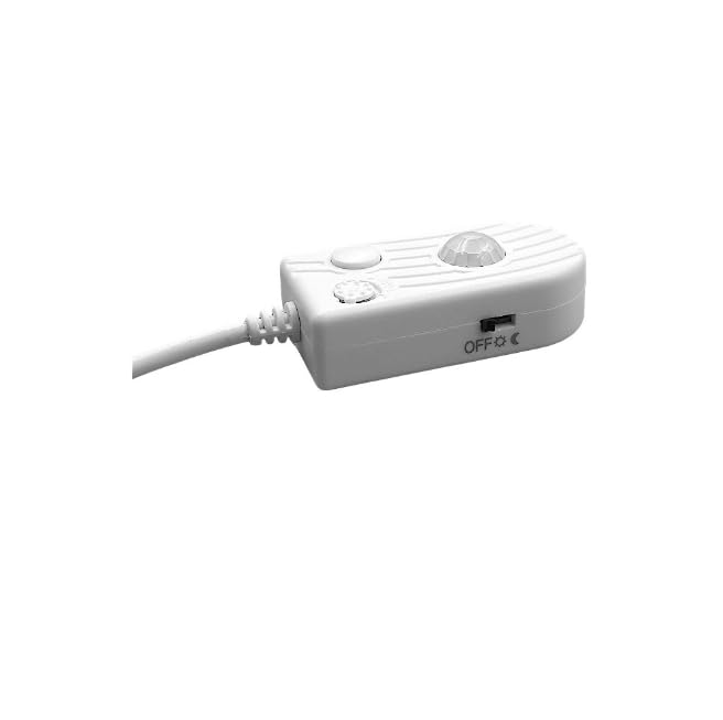 USB Automatic Induction Switch 3.28ft + LED Strip Lights, 3.28ft 3000K Warm Daylight White LED Strip, Ultra 120° Wide Angle Sensing Within 3m Switch