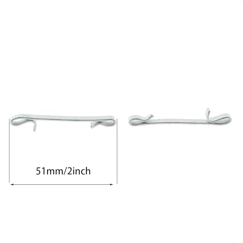 TAODAN 6PCS Replacement Part for Large Toolbox Double Ring Toolbox Drawer Slide Retention Clip Toolbox Drawer Clip Slide Retention Holding Clip