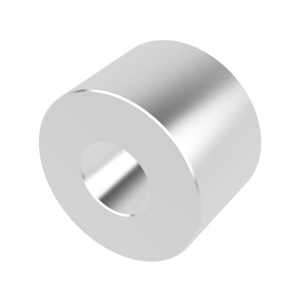 Aluminum Spacer 3/4" OD x 5/16" ID x Choose Your Length, Round Spacer Unthreaded Standoff Bushing Plain Finish, Fits Screws Bolts 5/16" or M8 by Metal Spacers Online (1/2" Length, 10 Pack)
