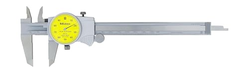 Mitutoyo 505-732 Dial Caliper, 1 mm per Rev, 0-150 Range, 0.01