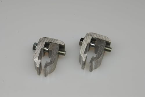 Mounting Clamps for Plate Compactor Tamper - Quick Attachment for Wacker/Weber Base Plate