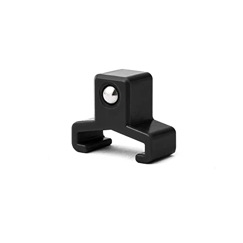 ALOANES 20 Pcs 3/8 inch Drive Clips for ABS Socket Rails Organizer- Aloanes ABS Plastic Rail Organizer Replacement Clips (Black)