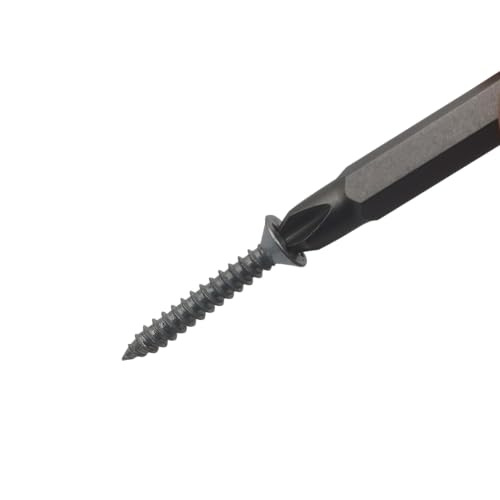 6Pcs 50mm JIS Screwdriver Bit Set with Magnetic Tip,1/4 Hex Shank, S2 Alloy Steel & 6-Hole Storage Strip-erfect for Japanese Motorcycles, Cars£¬Bicycle & Equipment (JIS #1x2#2x2#3x2)