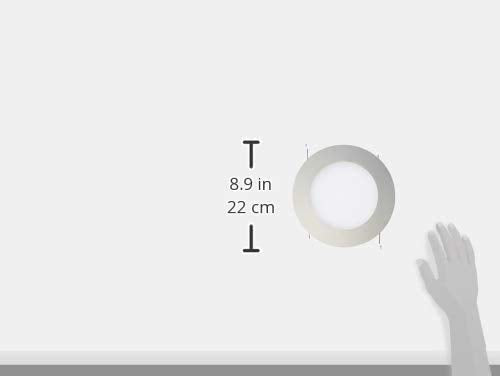 HALO 70PS Recessed Light Trim with Frosted Albalite Lens, White, 6 in.