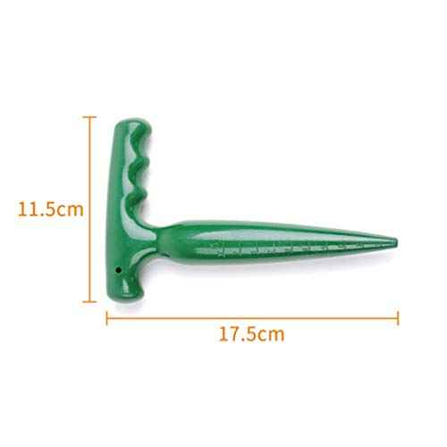 Teensery Plastic Garden Hole Punch Planting Weeding Transplanting Seedling Garden Tool