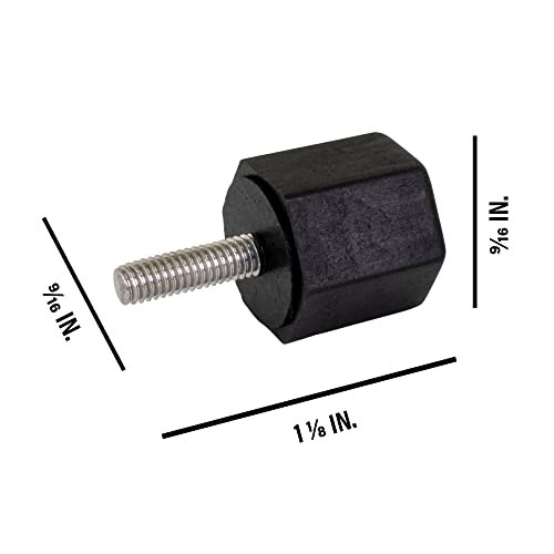 IMM Replacement Black Thumbscrew for Hoshizaki 415949G11 | DCM F KM KML Series