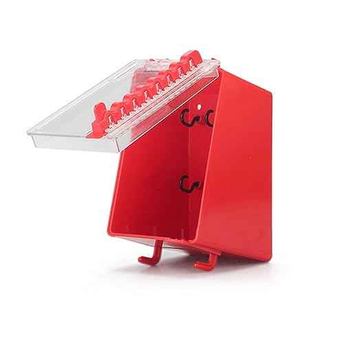 Lockout Tagout Lock Box Group Padlock Box Wall-Mounted Locks Lock Out Tag Out Station 8 Locking Positions &1 Key Slot