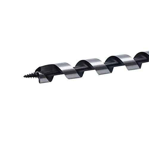 2Pcs Wood Auger Drill Bit 1/2" x 11.7" Ship Auger Bit with 1/2 Inch Hex Shank, Perfect for Soft & Hard Wood, Plastic, Drywall, PVC