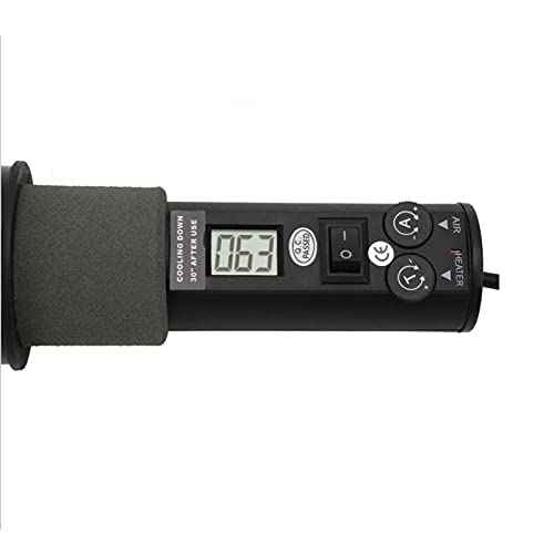 450W Electronic Heat Hot Air Gun Heat Hot Air Gun, LCD Adjustable Desoldering Soldering Tool for IC SMD BGA US Plug 110V