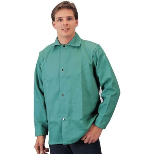 Tillman Unisex Adult Modern 6230 Firestop Welding Jacket 30" 9oz XL, Green, X-Large US
