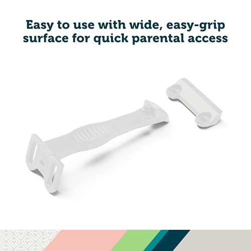 Safety 1st Cabinet & Drawer Latch 14 Pack, Babyproofing Locks for Toddlers, Easy Install, Child Safety, Hidden Design, Secure Cabinets & Drawers