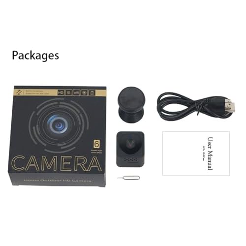 Hidden Camera Wireless,HD Mini spy Camera for Office& Home Security Small Hidden Micro Camera with Night Vision Compatible with iOS & Android