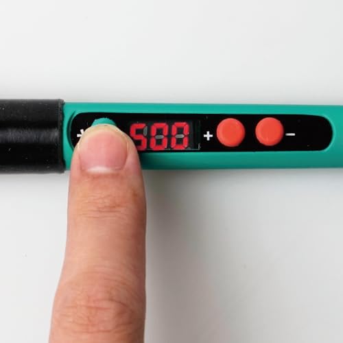 Pro'sKit Digital Control Soldering Iron, Temperature Memory, Temperature Calibration, Ceramic Heating Element, LED Display
