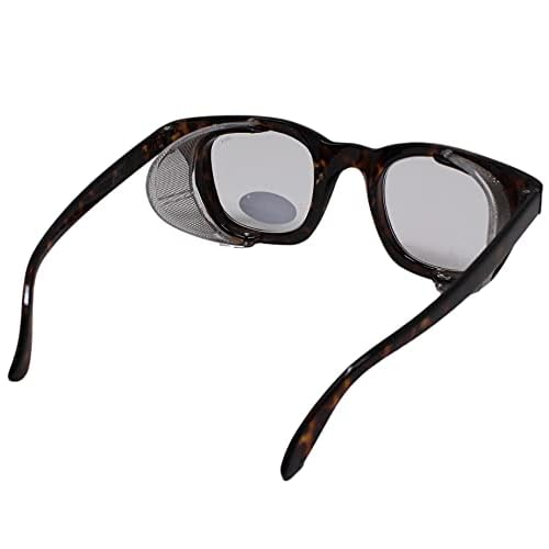TITUS G12 Retro Style Safety Glasses Soft Folding Stainless Steel Mesh OR Color Matched Side Shield