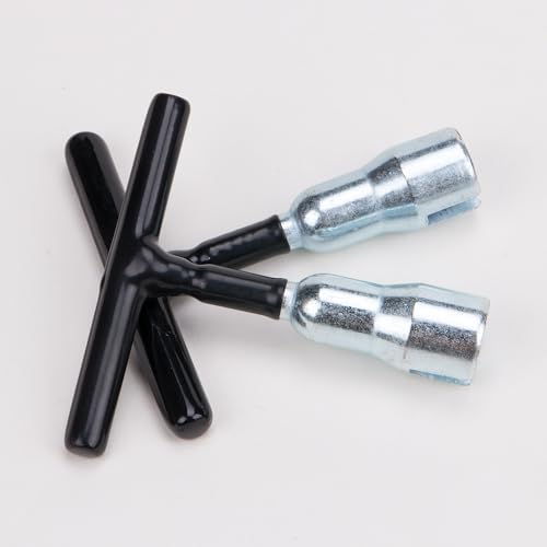 2Pcs Portable Wing Nut Driver Reliable Manual T-Handle Tightening Tool for Eye Screws,C-Hook Bolts,Q-Hangers & Screw Hooks Hand Tool for Quick & Easy Installation