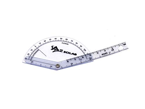 A2Z Scilab 6" Finger Goniometer Isom Protractor for Physical Therapy