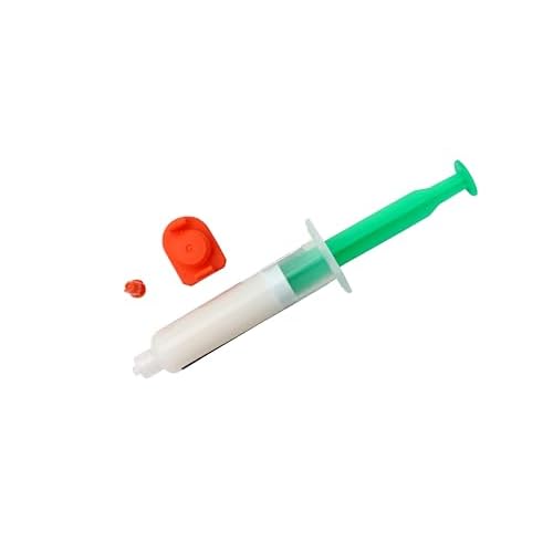 Lead-Free No-Clean Soldering Flux Paste ? 10g Syringe for SMD, BGA, CSP, PCB Repair ? Halogen-Free, Low Smoke, Non-Corrosive, Precision Electronics Flux PolarTronix