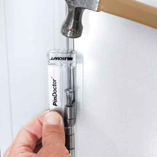 Milescraft 8413 Pin Doctor - Door Hinge Removal and Insertion Tool. Easily Remove or Insert Hinge Pins. Door Punch Tool