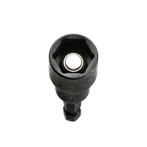 ARES 70029 - Metric Impact Magnetic Nut Driver Set - 2 1/2-Inch Impact Grade Nut Setter with Industrial Strength Magnet