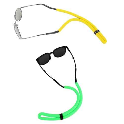 5 Pcs Floating Sunglasses Strap Adjustable Floating Foam Sunglass Glasses Strap Safety Sport Eyewear Retainer