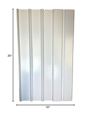 Mobile Home Skirting Vinyl Underpinning Vented Panel White 16" W x 35" L (Pack of 10)