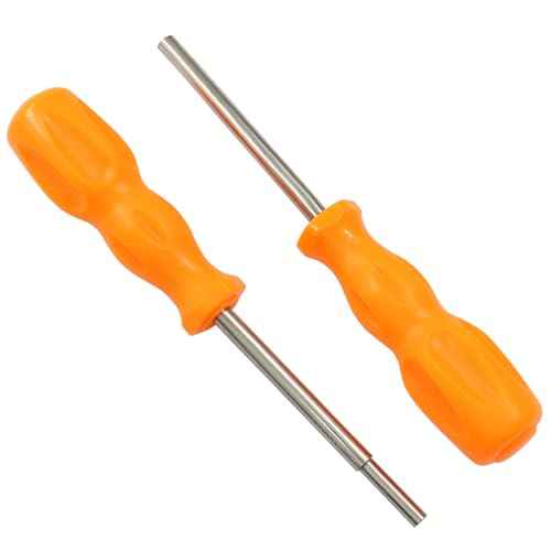Gamebit Screwdriver Set 3.8mm & 4.5mm Security Screwdriver Bits for Opening NES, SNES, N64, GC, GB Consoles and Cartridages, Orange