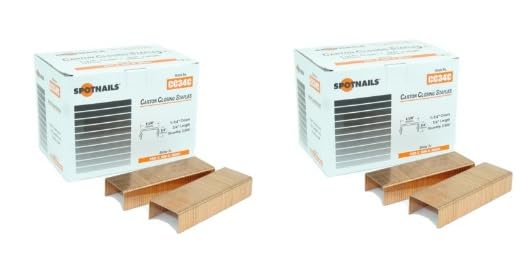 Spotnails CC34C 3/4x1-1/4 Copper Carton Closure Staples - Box of 4000