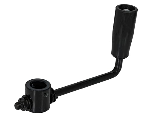 Buyers Products 3008176A 7 Inch Tarp Crank Handle Assembly, Handle Assembly DTR Tarp Kits, Dump Trailer Tarp Accessories, Black