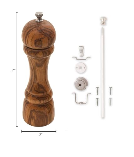 Penn State Industries PKGRIND706 6" Professional Stainless Steel Peppermill Grinder Mechanism Kit Woodturning Project (6" Mechanism)
