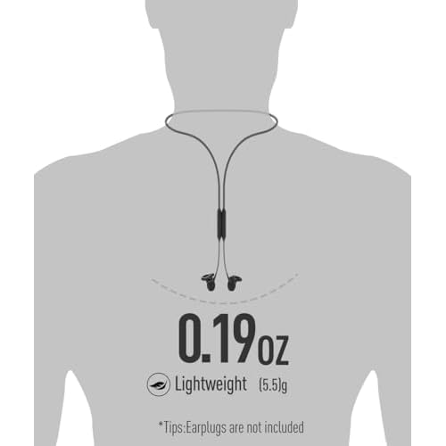 Hearprotek Earplug Lanyard Magnetic Connector Cord for Ear Plugs, Safety Tug-Resistant Safety Earplugs Link Cord,Flexible Silicone Lanyard Compatible with Most Ear Plugs