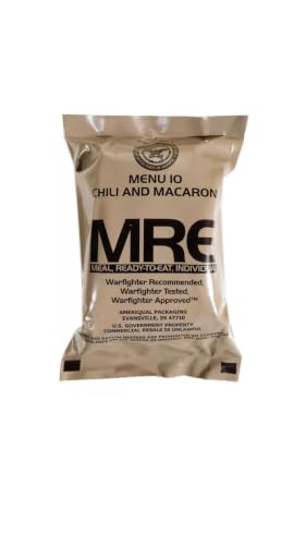 Emergency MRE Meal Pack - 4 Varieties Long Shelf Life Survival Food