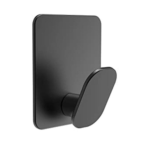 Adhesive Hooks Heavy Duty for Towel Coat Wall Hook Stick on Bathroom or Kitchen Easy Install 2 Pack