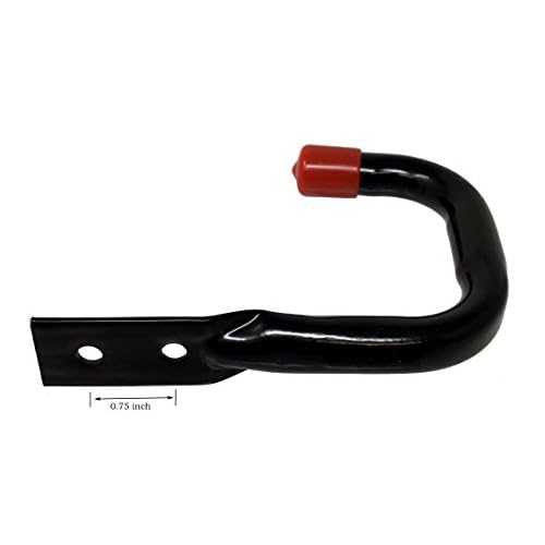 Tetra-Teknica UH03-6P Heavy Duty Garage Storage Utility Hooks, Color Black, 6 per Pack