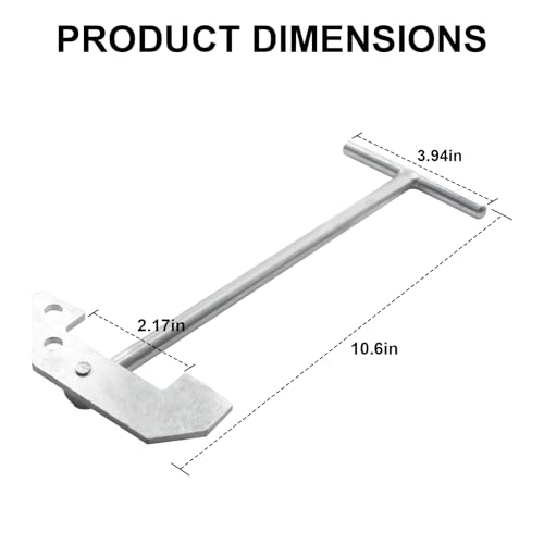 Garbage Disposal Wrench Set WRN-00 Compatible with Waste King Moen SinkErator – Alloy Steel Debris Removal Tool