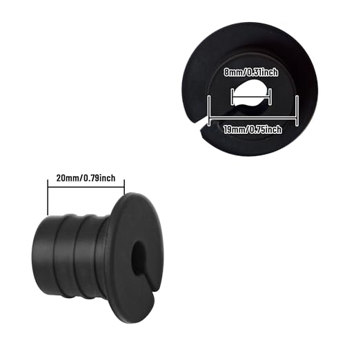 USEAMIE 3/4 Inch Cable Grommet Routing Kit for Starlink Cables, Waterproof Silicone Wall Pass, 2 Pcs