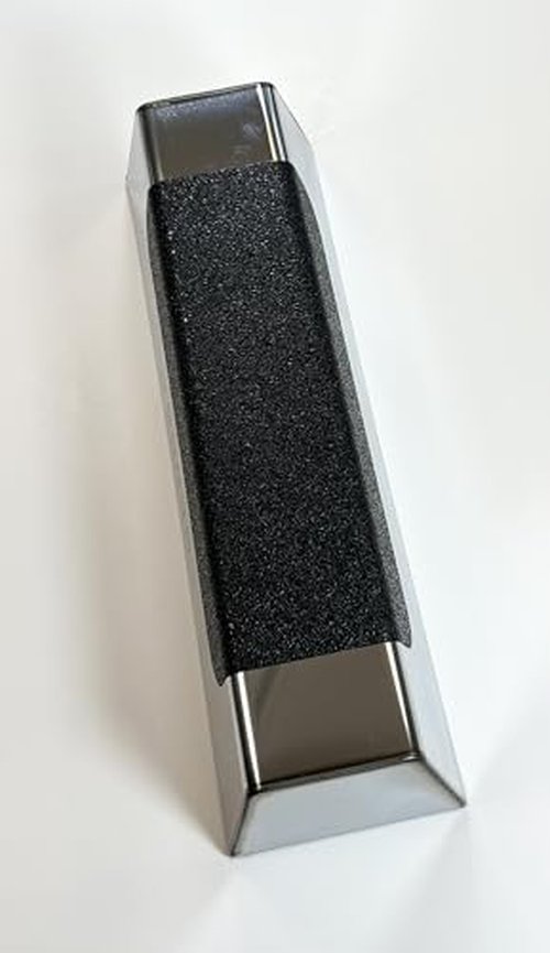 MEDUSA 12" Professional Grade Heli-Arc Welded Stainless Steel Drywall Taping Mud Pan with Non-Slip Grip, Easy Clean Knives 12" And Under, Durable, Built to Last