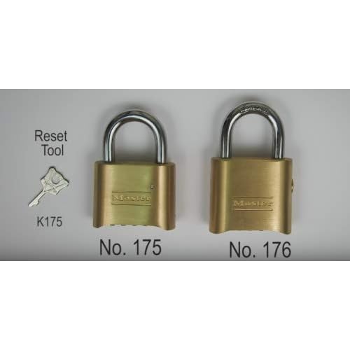 Two Pieces Master Lock Reset Control Keys (Keys ONLY! NO Lock Included!) Combination Lock 175 176 177 178 New K175 Key! This Will NOT Open The Lock IF You DO NOT Know The Combination!
