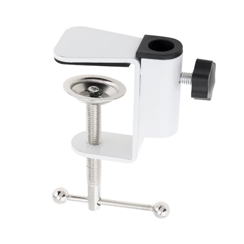 OriGlam Quick-Grip C Clamp, C-Clamp, Versatile Clamp, Desk Light Clamp Mount Holder Bracket For Desktop Mount Holder LCD Monitor Flash Desk (White)