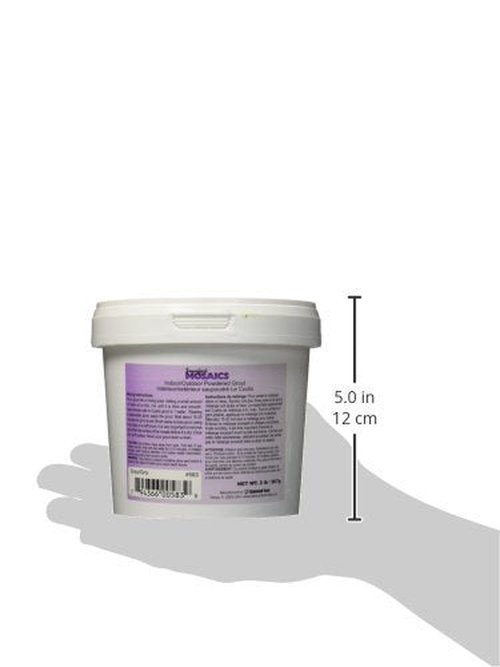 Gray Powdered (Sanded) Grout - 2 lbs