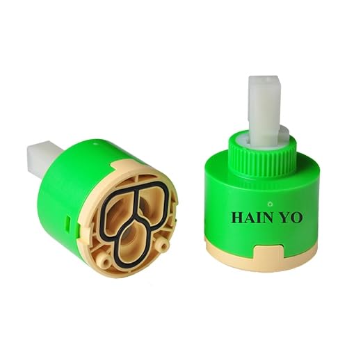 Hain-Yo DL02GJ 40mm Ceramic Faucet Cartridge, 1.56 Inch Diameter, Compatible with American Standard N40D, Belanger FC9AC006