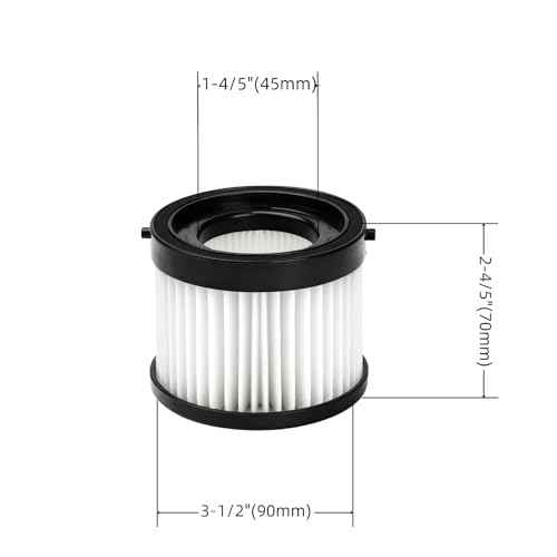 49-90-0160 Cartridge HEPA Filter Compatible with Milwaukee 49-90-1951 0882-20 M18 Vacuum Cleaner