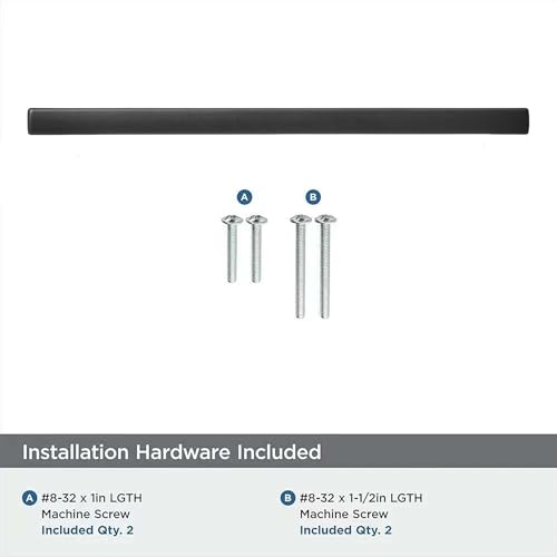 KHTUMEWARE 10 Pack 3 Inch Center to Center Black Cabinet Pulls Square Bar Handles Matte Finish