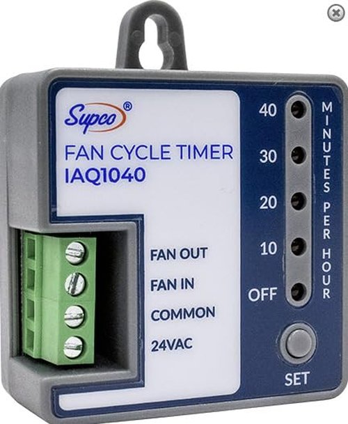 Replacement for Supco IAQ1040 Fan Cycle Timer