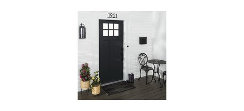 Rust-Oleum 369383 Advanced Dry Door & Trim Paint, Quart, Satin Black