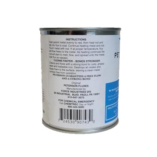 Peterson #1 Blue Flux, Coarse Powder, 1 lb Can