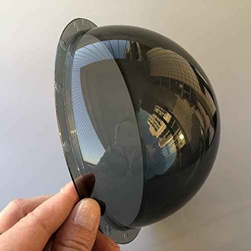 OwlCat 6.85 Inch Indoor Outdoor CCTV Replacement Smoked Color Acrylic Dome Cover Surveillance Security Camera Dome Cover Camera Housing
