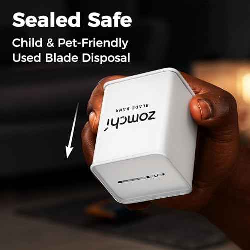 ZOMCHI Razor Blade Bank for Safety Razor Blade Storage, White