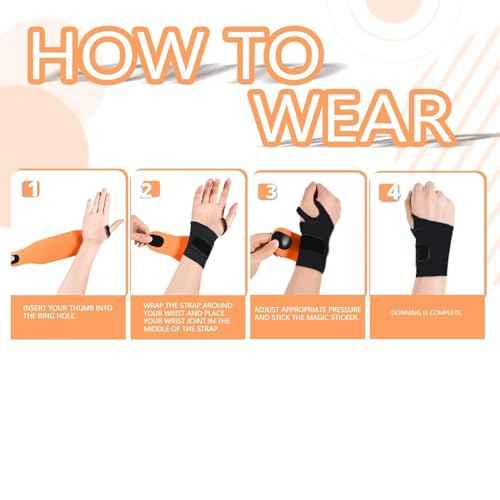 Wrist Brace,Wrist Support for Carpal Tunnel Pain Relief,Ulnar Brace Ultra-Thin Elastic for Tear,Wrist wraps Repetitive Wrist Use Injury,Fits Both Wrists