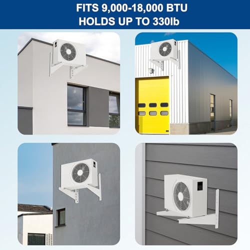 Small Mini Split Wall Mounting Bracket for 9,000-18,000 BTU AC - Duiliuu